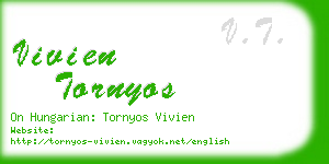 vivien tornyos business card